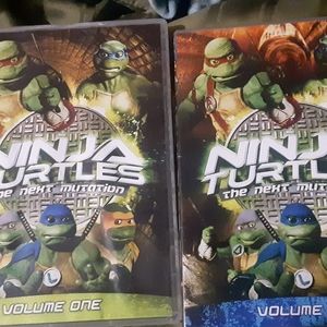 Volume 1 and 2 of ninja turtles dvd